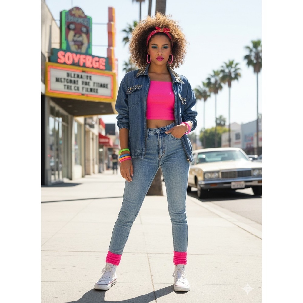 Mureli Vintage Jean Jacket. Size PS . Vintage  80s,‎ Stars And Studs. 23"" PTP.